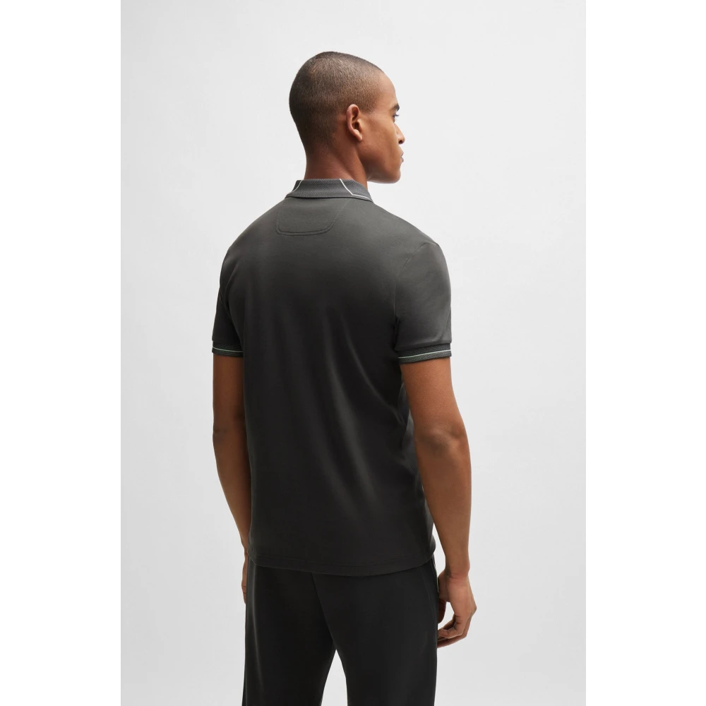Boss Slim Fit Polo Shirt Gray Heren