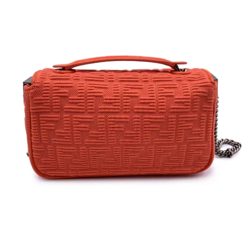 Fendi Vintage Pre-owned Leather fendi-bags Orange Dames