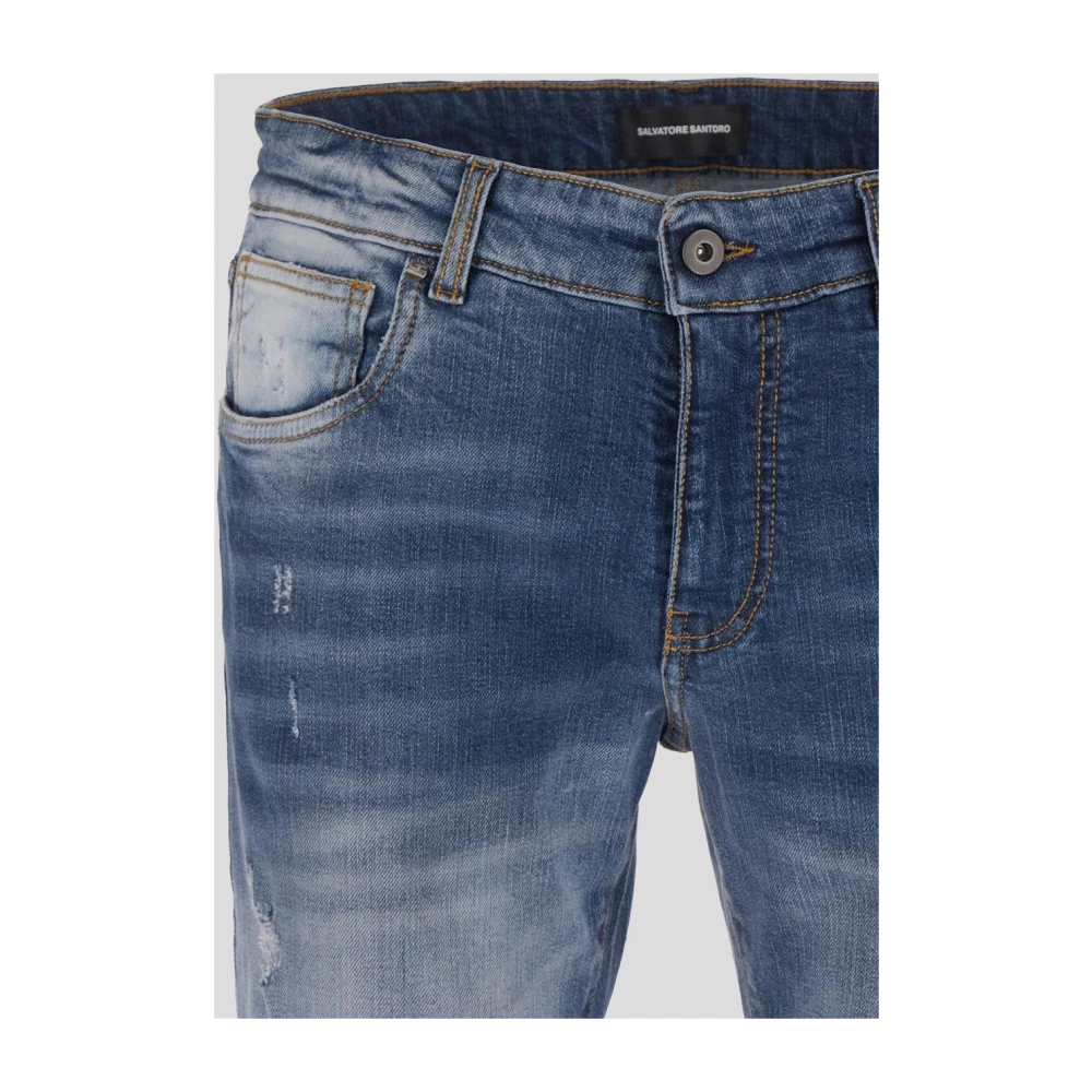 Salvatore Santoro Slim-fit Jeans Blue Heren