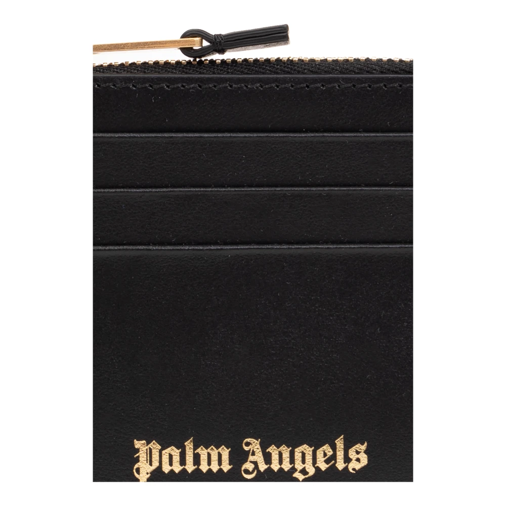 Palm Angels Kaarthouder met logo Black Dames
