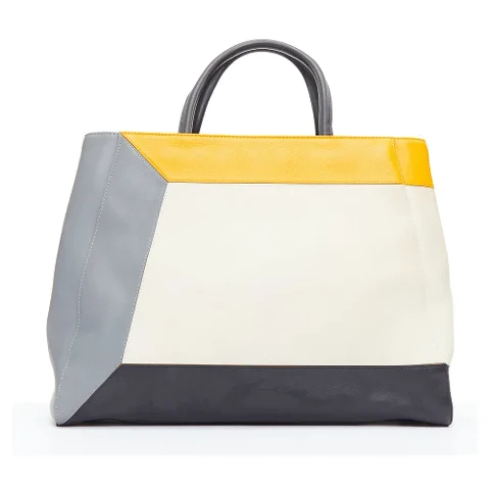 Fendi Vintage Pre-owned Leather totes White Dames
