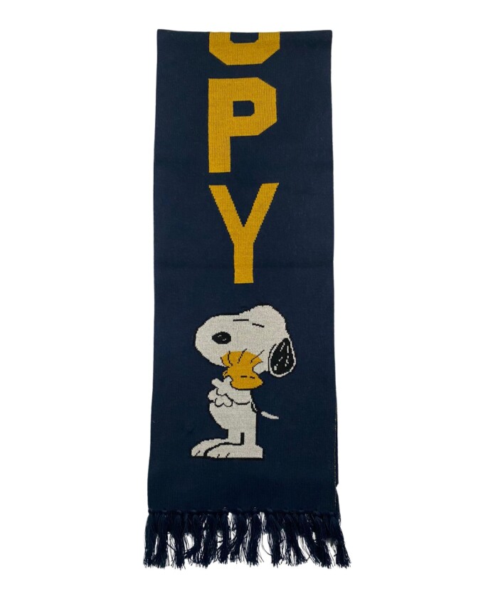 echarpe-bleue-a-cotes-snoopy
