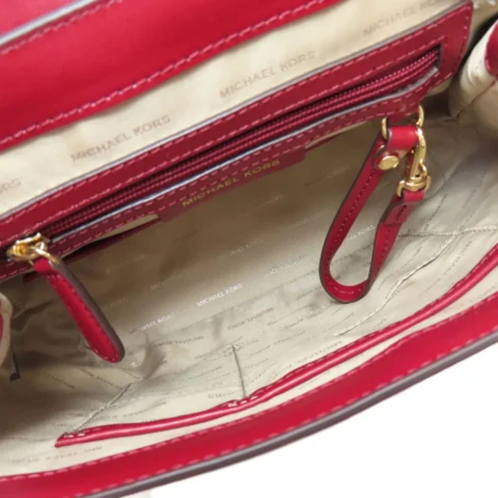 Michael Kors Pre-owned Leather backpacks Red Dames