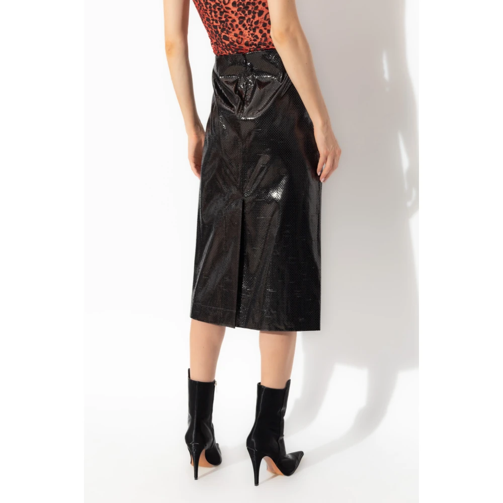 alexander mcqueen Rok met split Black Dames