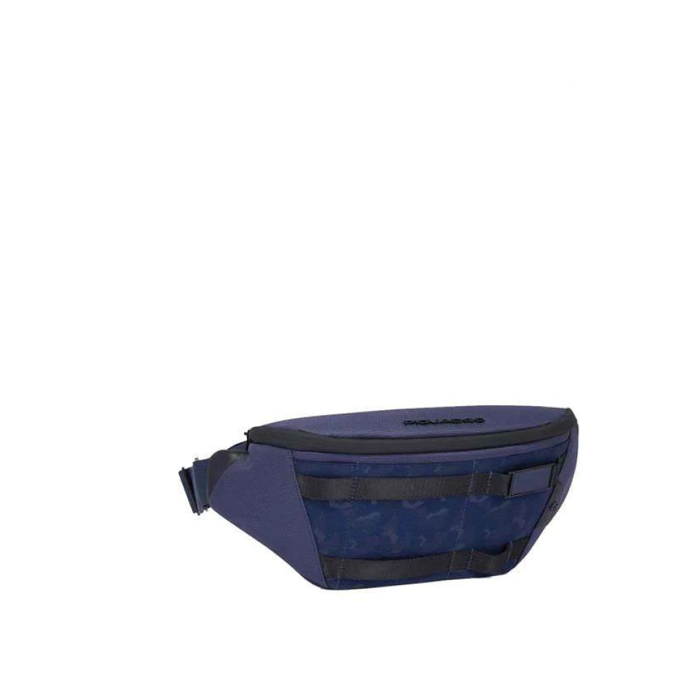 Piquadro Stijlvolle Crossbody Tas voor Dagelijks Gebruik Blue Heren