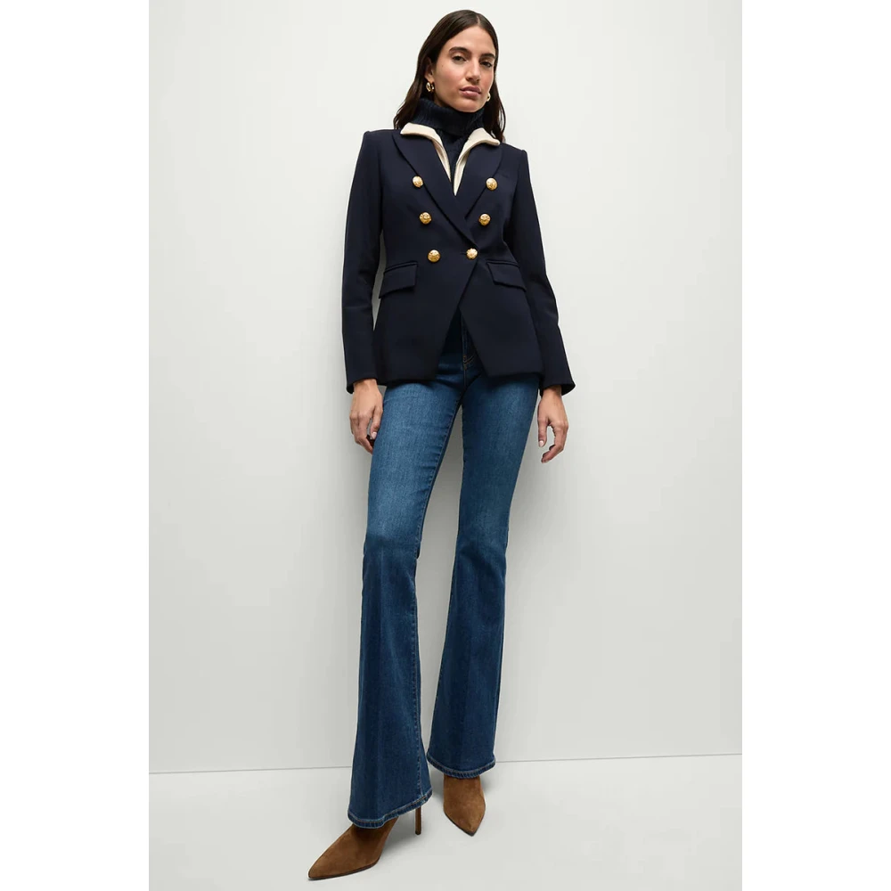 Veronica Beard Navy Miller Dickey Jacket Blue Dames