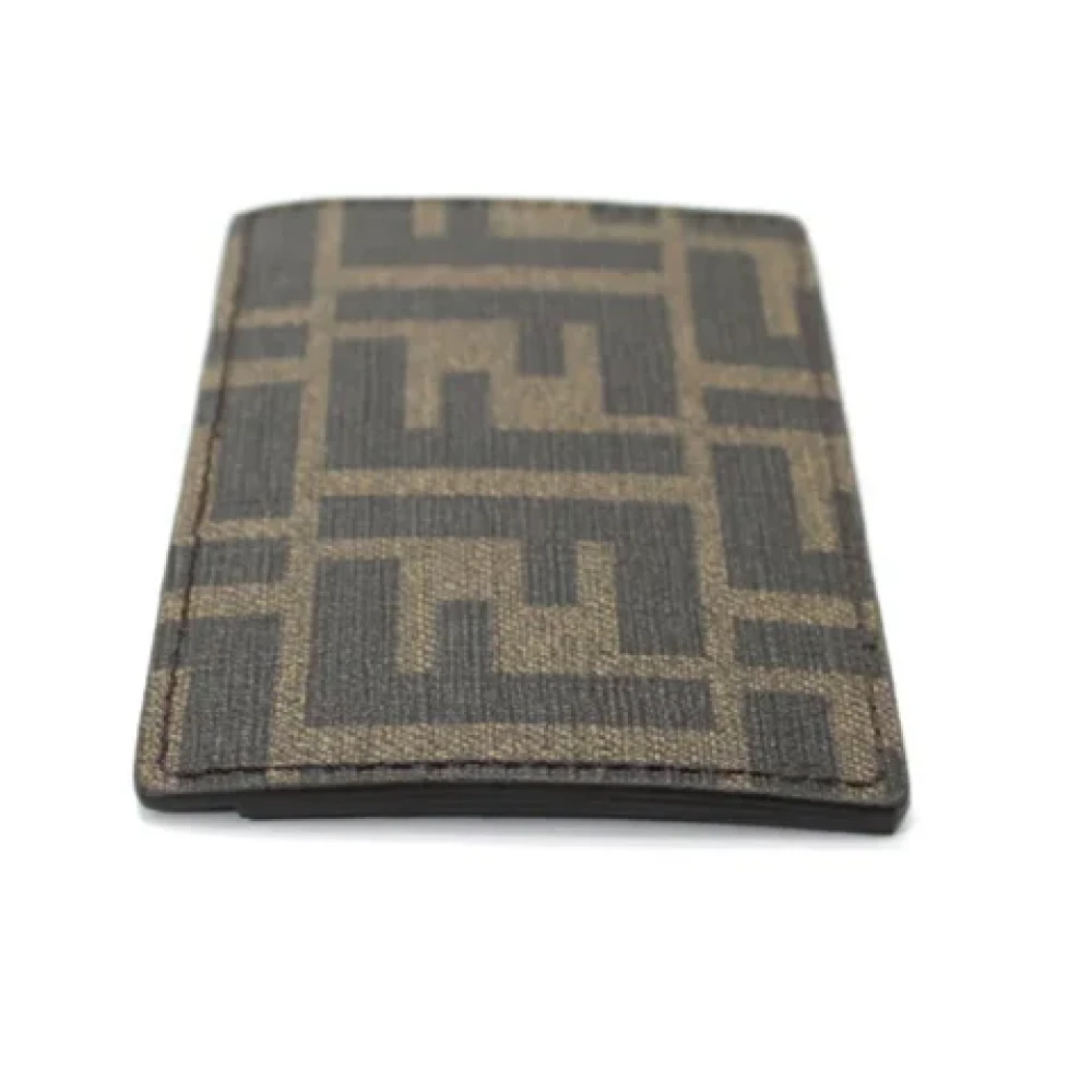 Fendi Vintage Pre-owned Canvas wallets Brown Unisex