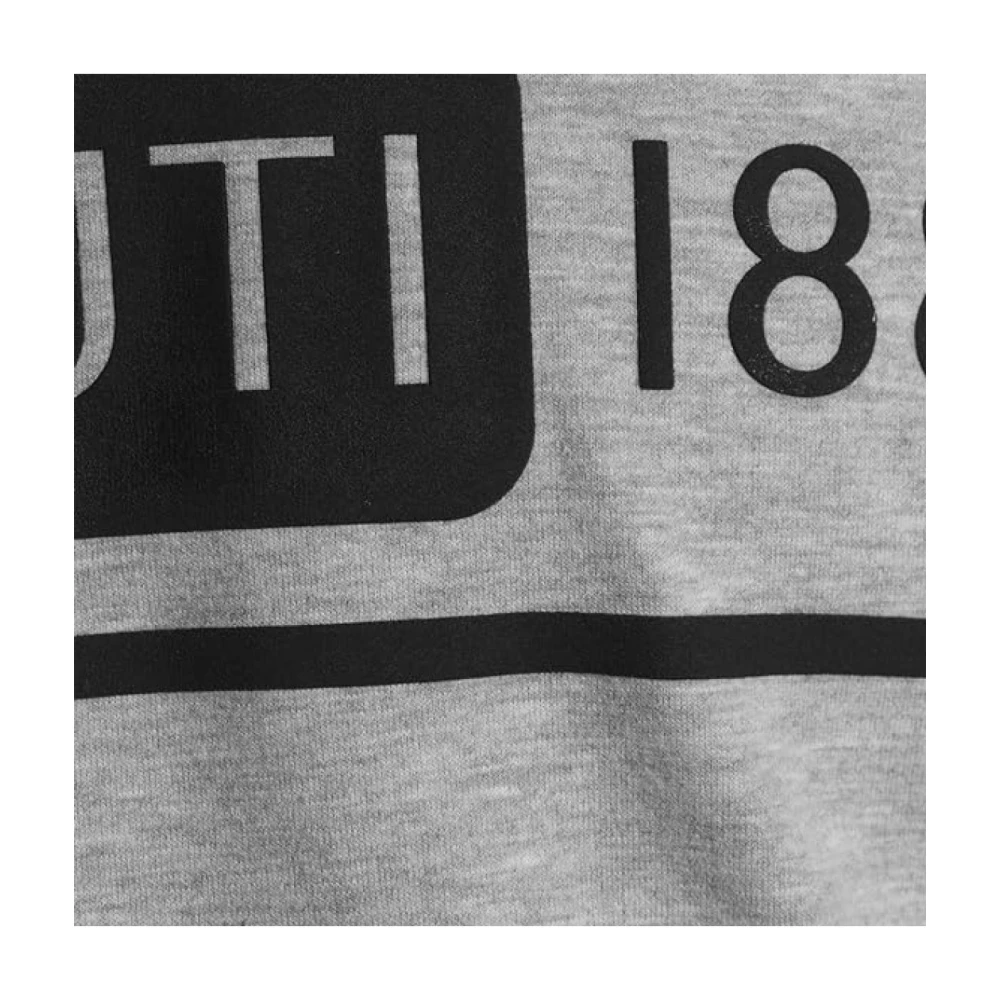 Cerruti 1881 Logo T-shirt Grijs Lange Mouw Gray Heren