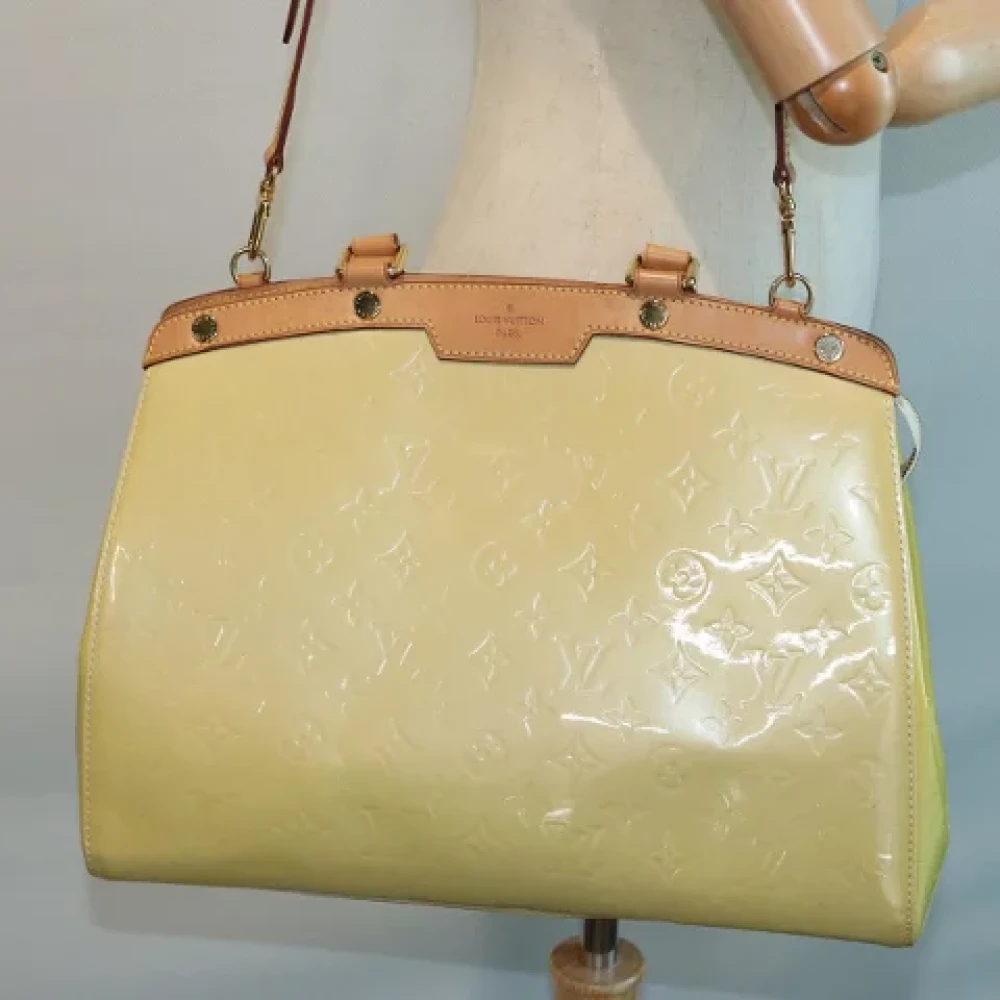 Louis Vuitton Vintage Pre-owned Leather louis-vuitton-bags Yellow Dames