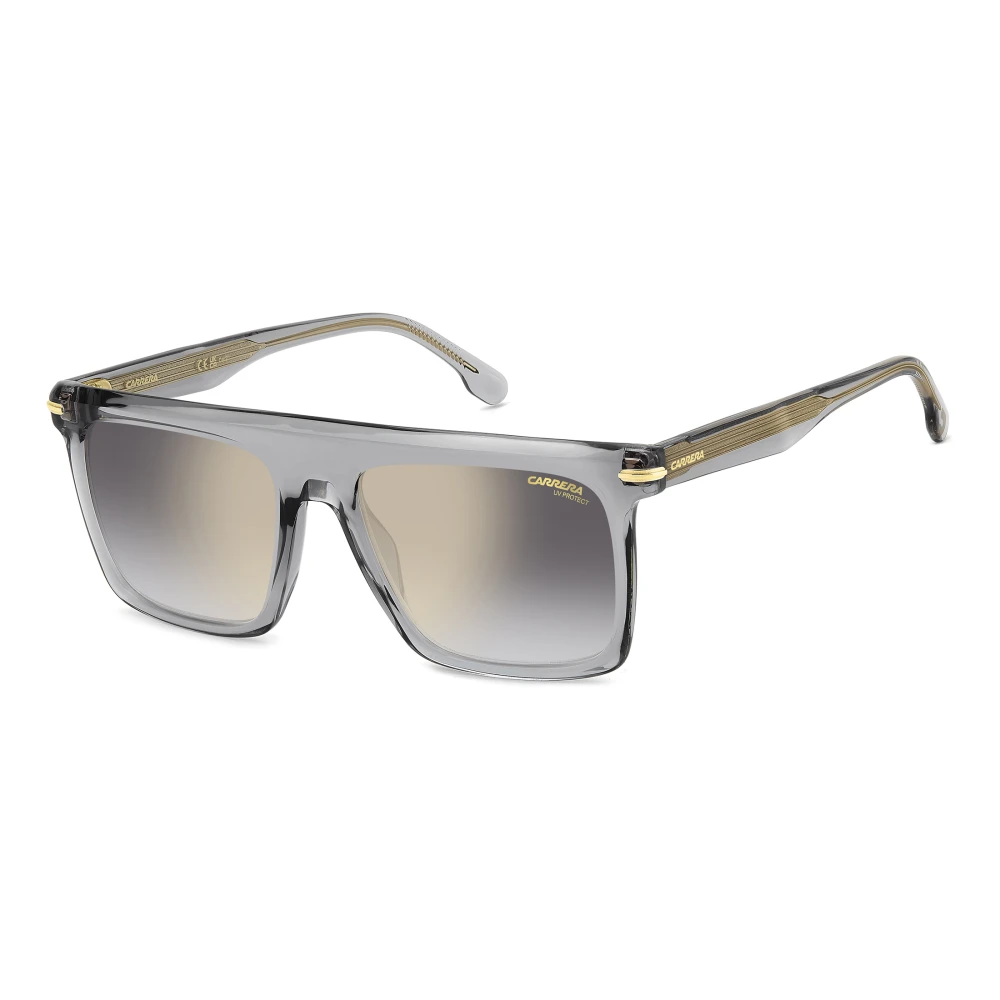 Carrera Men's Grey/Gold Mirrored Sunglasses