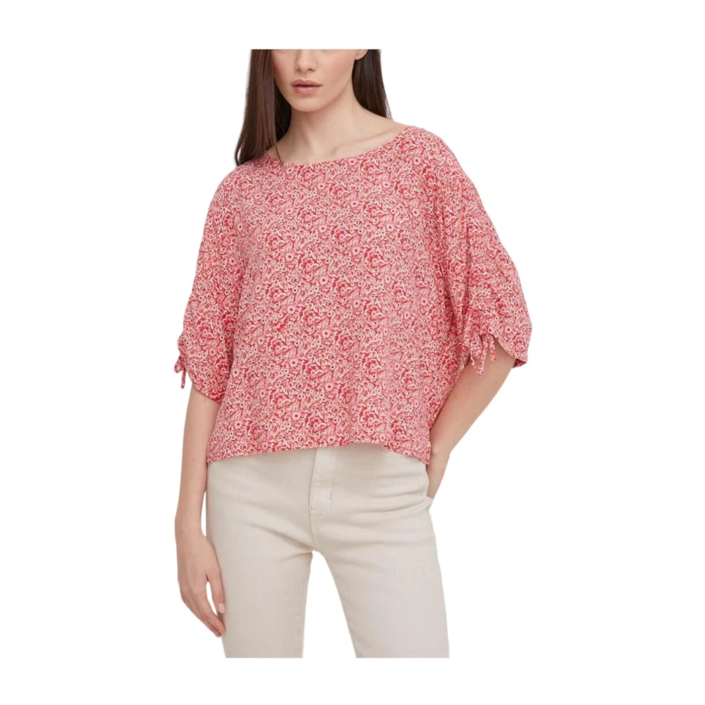 Pepe Jeans Future Blouse met knoopsluiting Red Dames