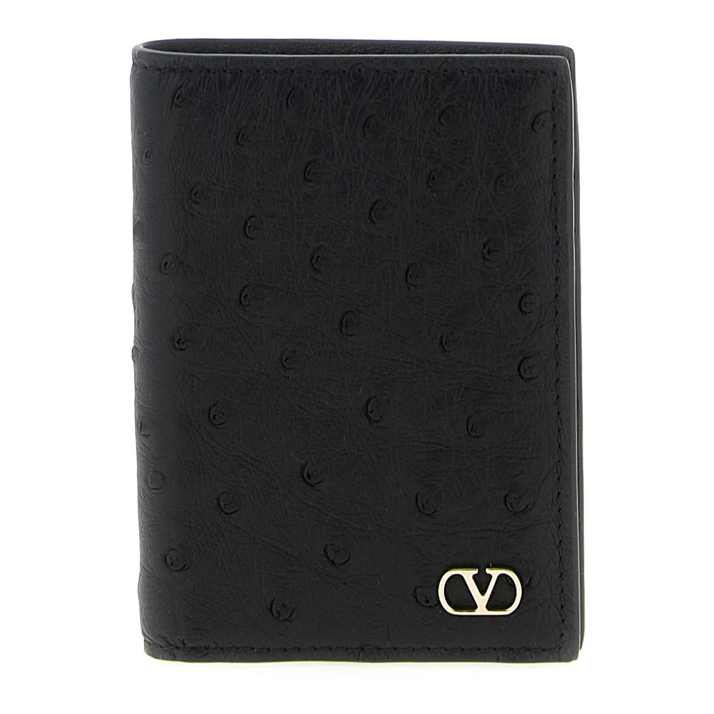Valentino Garavani Men's Black Wallets & Cardholders, One Size, Vlogo Signature Cardholder