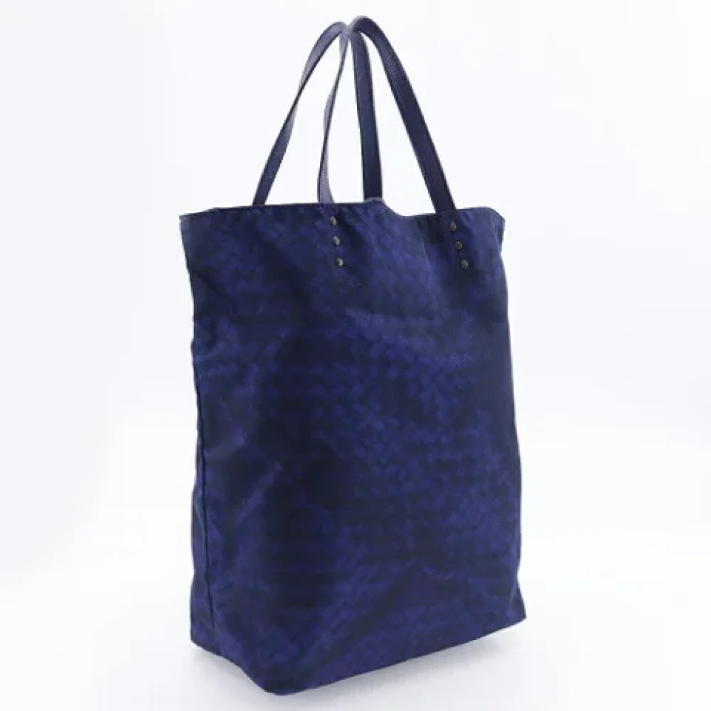 Bottega Veneta Vintage Pre-owned Fabric totes Blue Dames