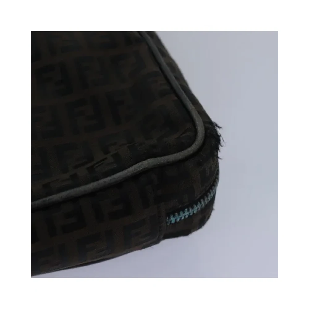 Fendi Vintage Pre-owned Canvas handbags Brown Dames