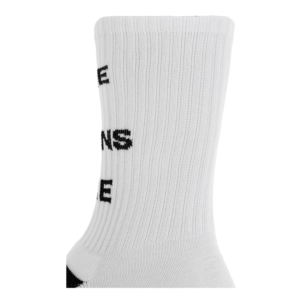 Comme des Garçons Sokken met logo White Heren