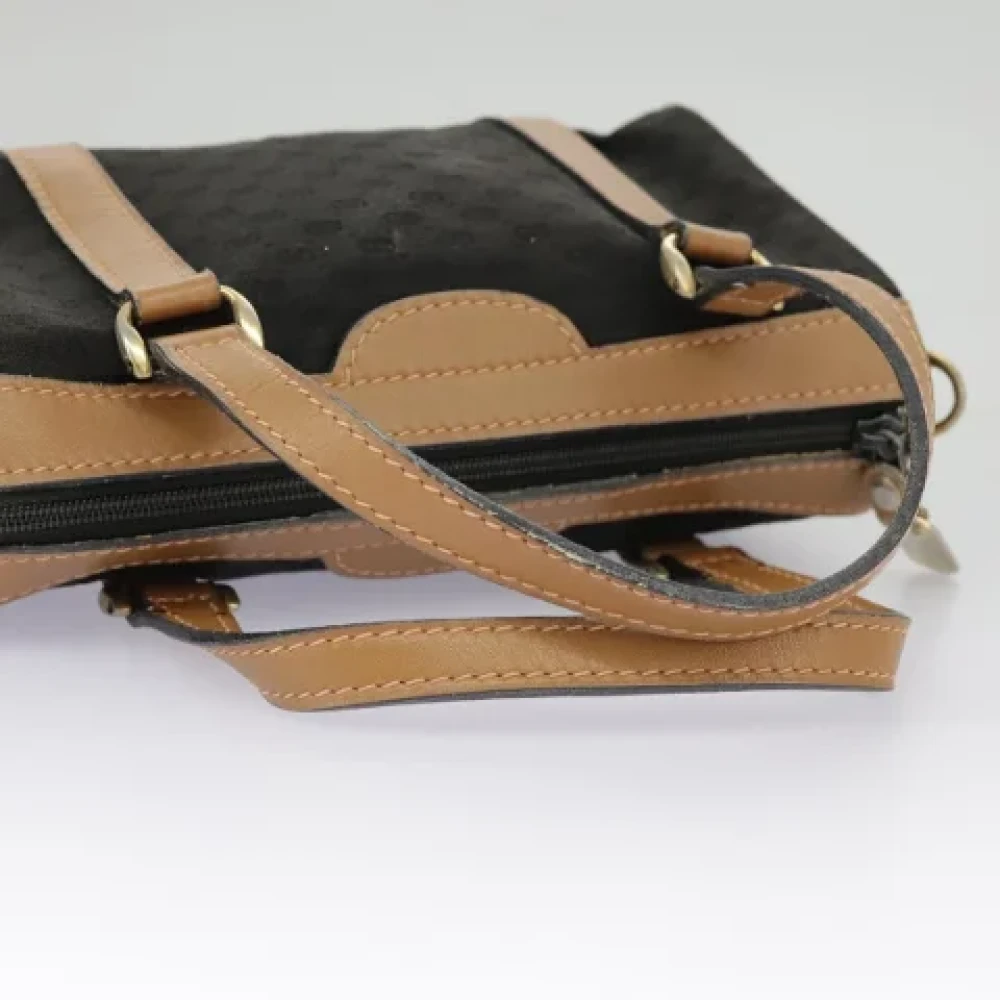 Gucci Vintage Pre-owned Fabric handbags Black Dames