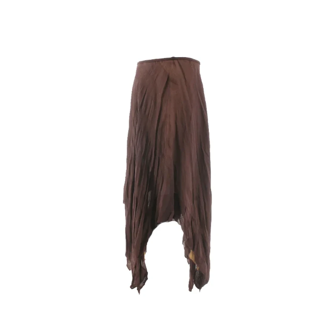 Chloé Pre-owned Fabric bottoms Brown Dames