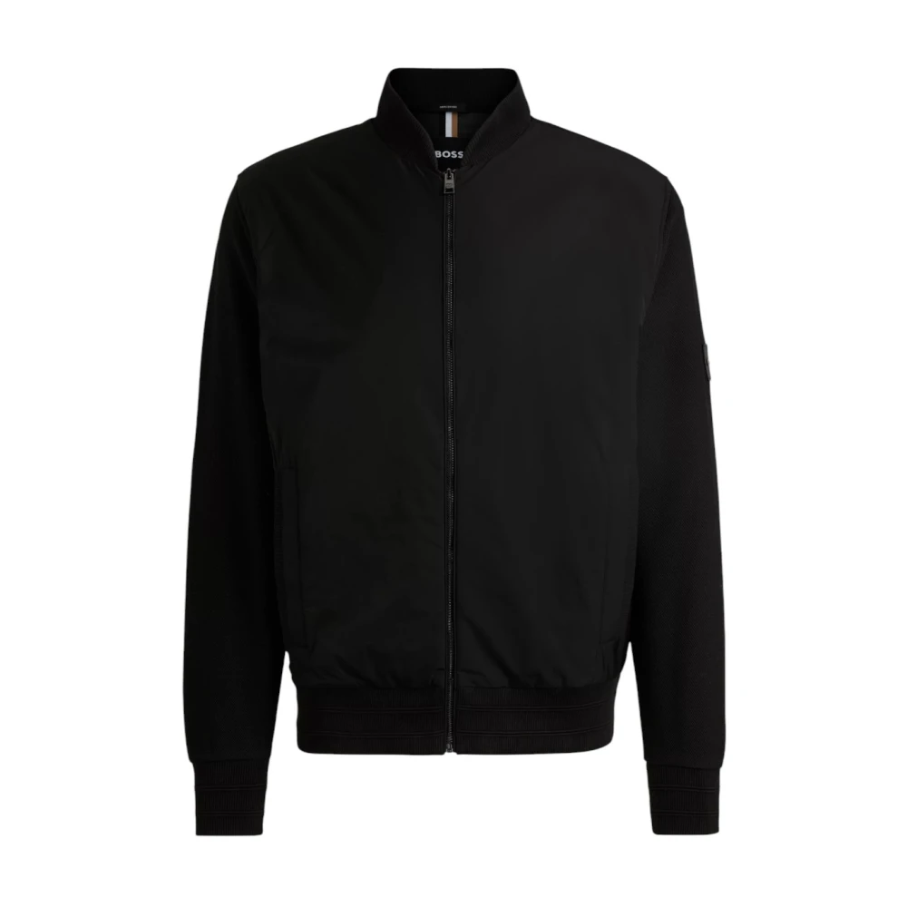 Boss Stijlvolle Jas Black Heren