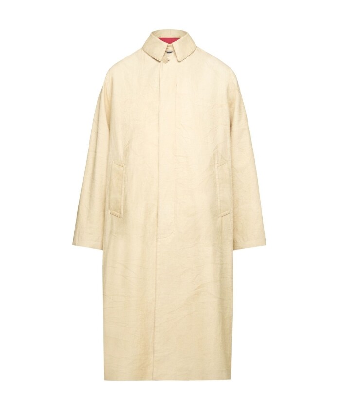 yellow-cotton-trench-coat