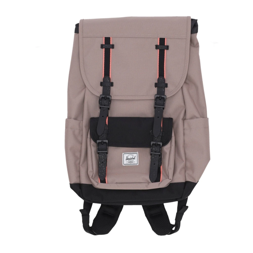 Herschel Middelgrote Rugzak in Taupe Grijs Zwart Roze Pink Unisex