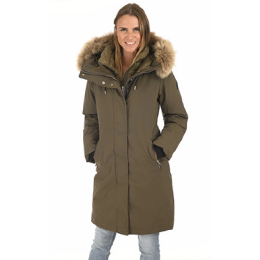 Mackage Premium Canadese Parka Shiloh-f Green Dames