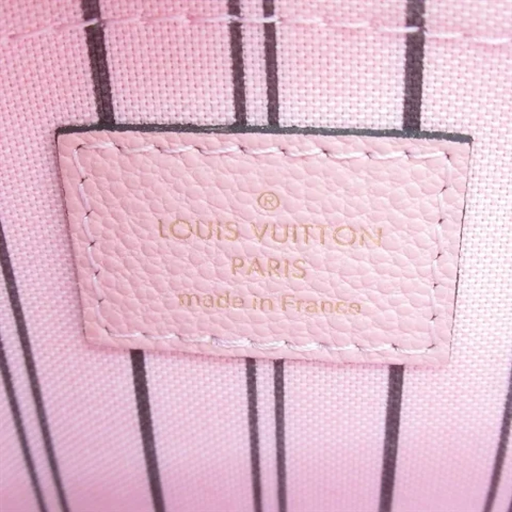 Louis Vuitton Vintage Pre-owned Leather crossbody-bags Pink Dames