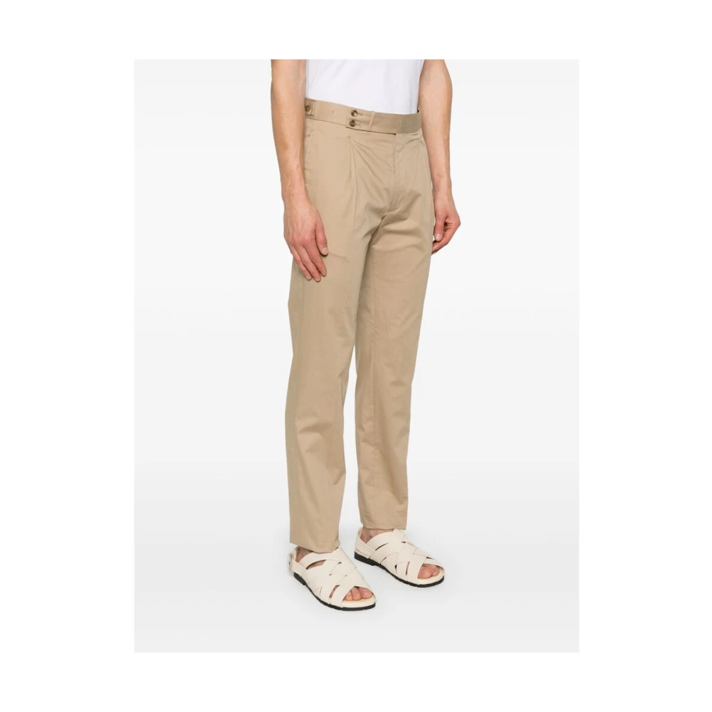 Tagliatore Broek Beige Heren