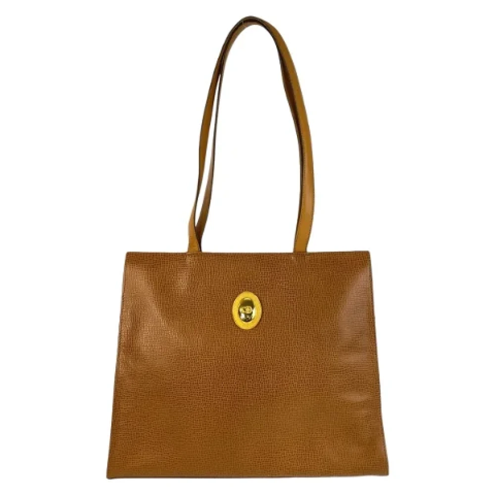 Dior Vintage Pre-owned Leather dior-bags Brown Dames