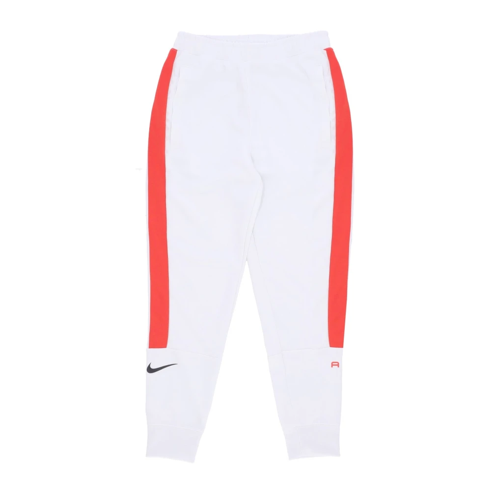 Nike White Training Trousers & Tights, Male, L, Sportswear Jogging Trousers Lightweight Bottoms