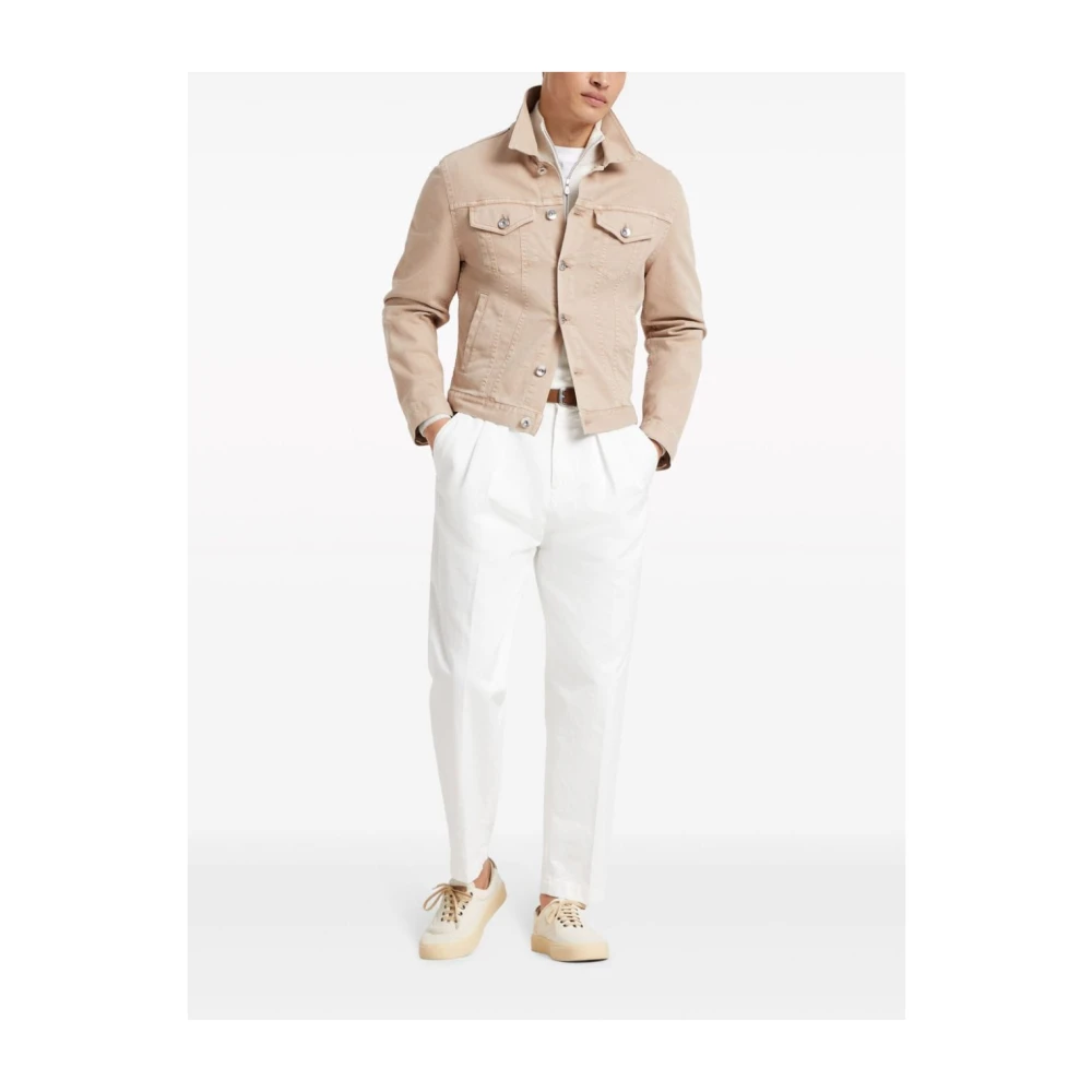 BRUNELLO CUCINELLI Luxe Sweaters Collectie White Heren