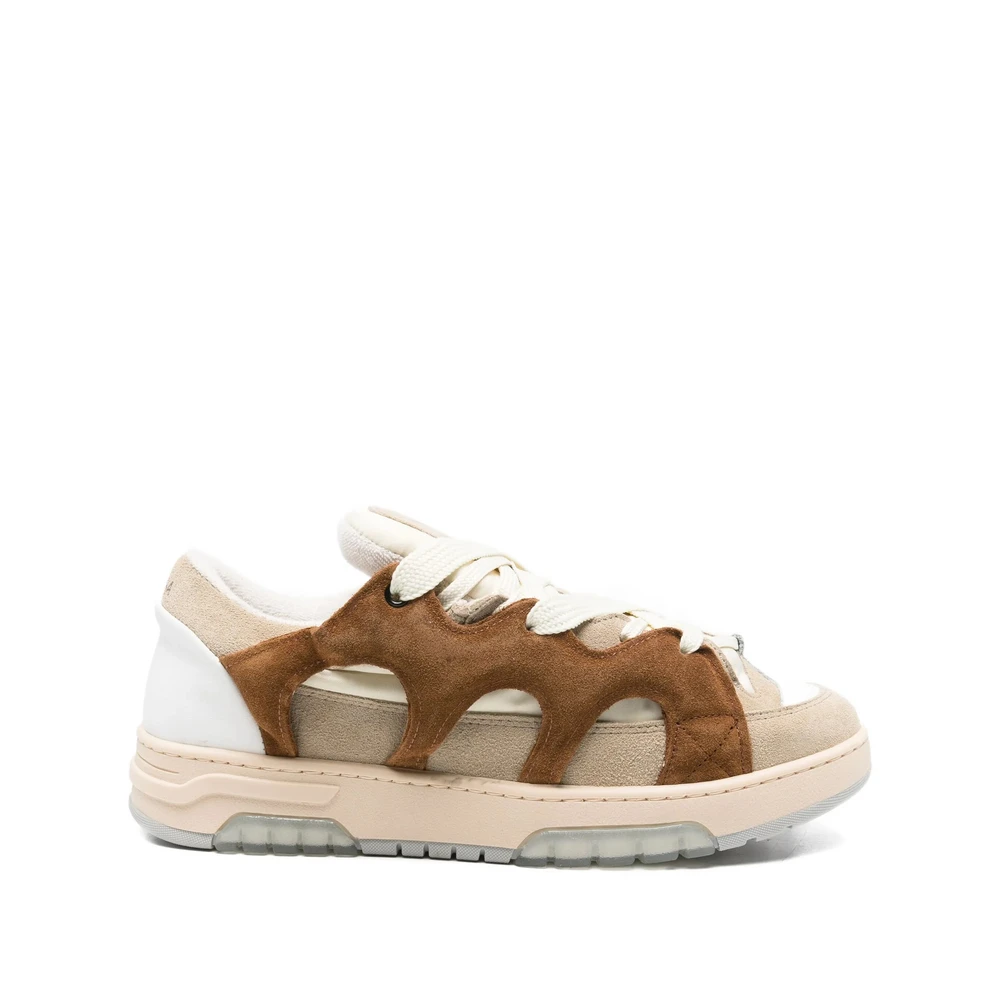 Santha Witte Cut-Out Veterschoenen Heren Schoenen Veelkleurig Multicolor