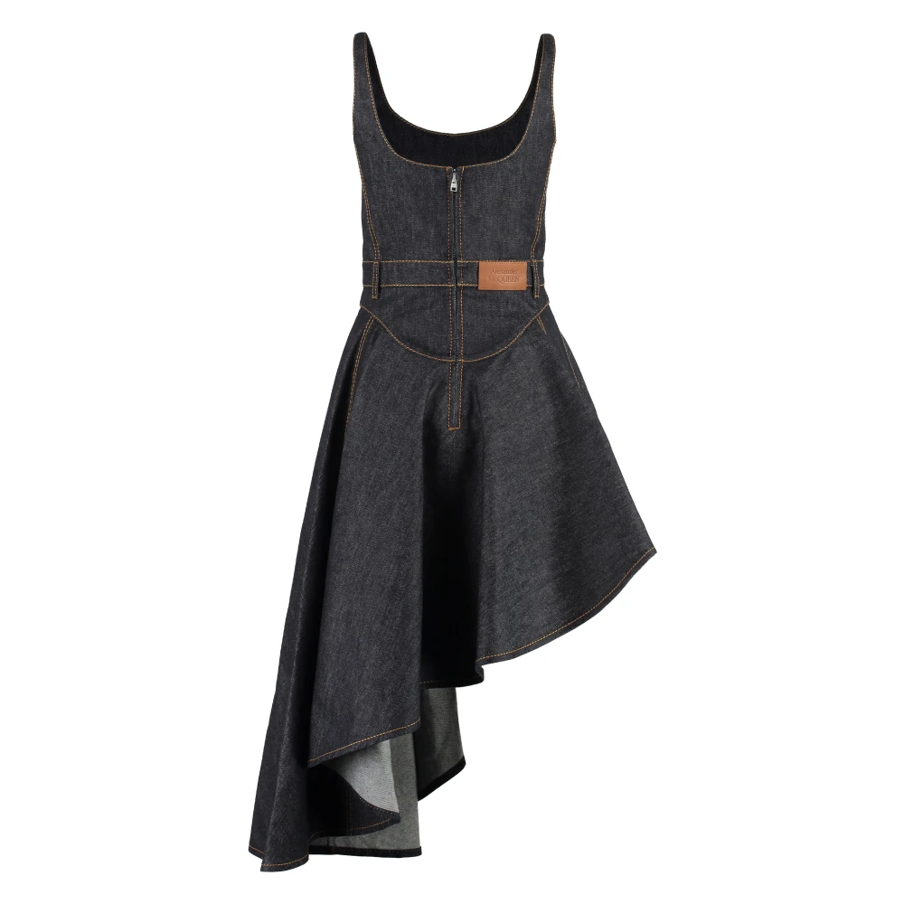 alexander mcqueen Stijlvolle Jurk voor Vrouwen Blue Dames