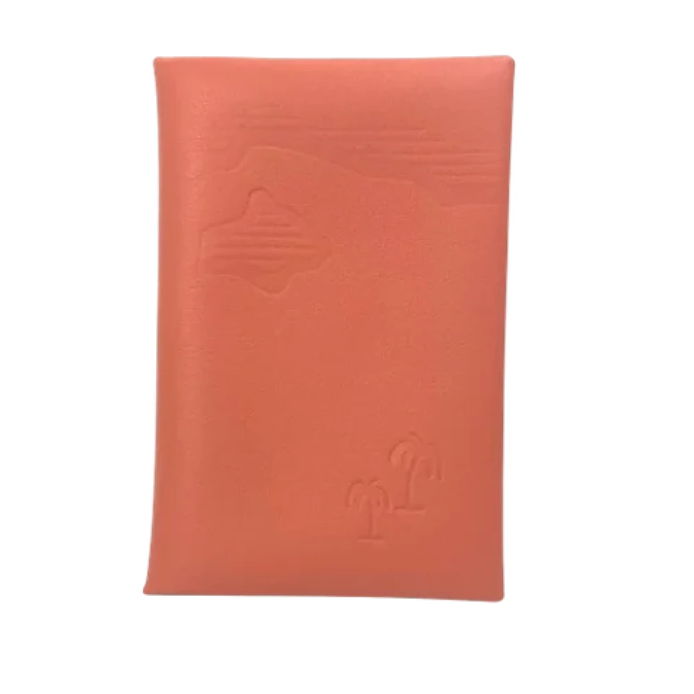 Hermès Vintage Pre-owned Leather wallets Orange Dames