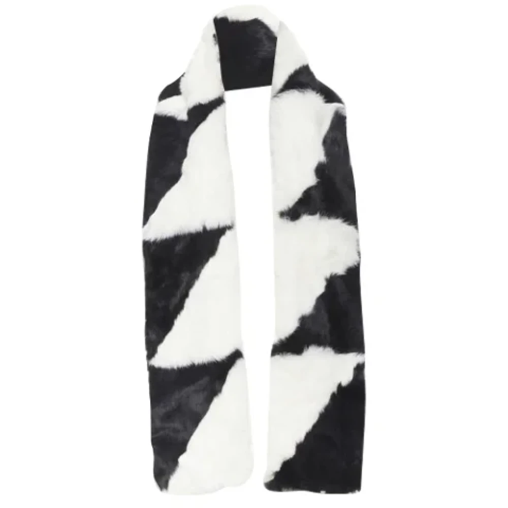 Dior Vintage Pre-owned Fabric scarves Black Dames