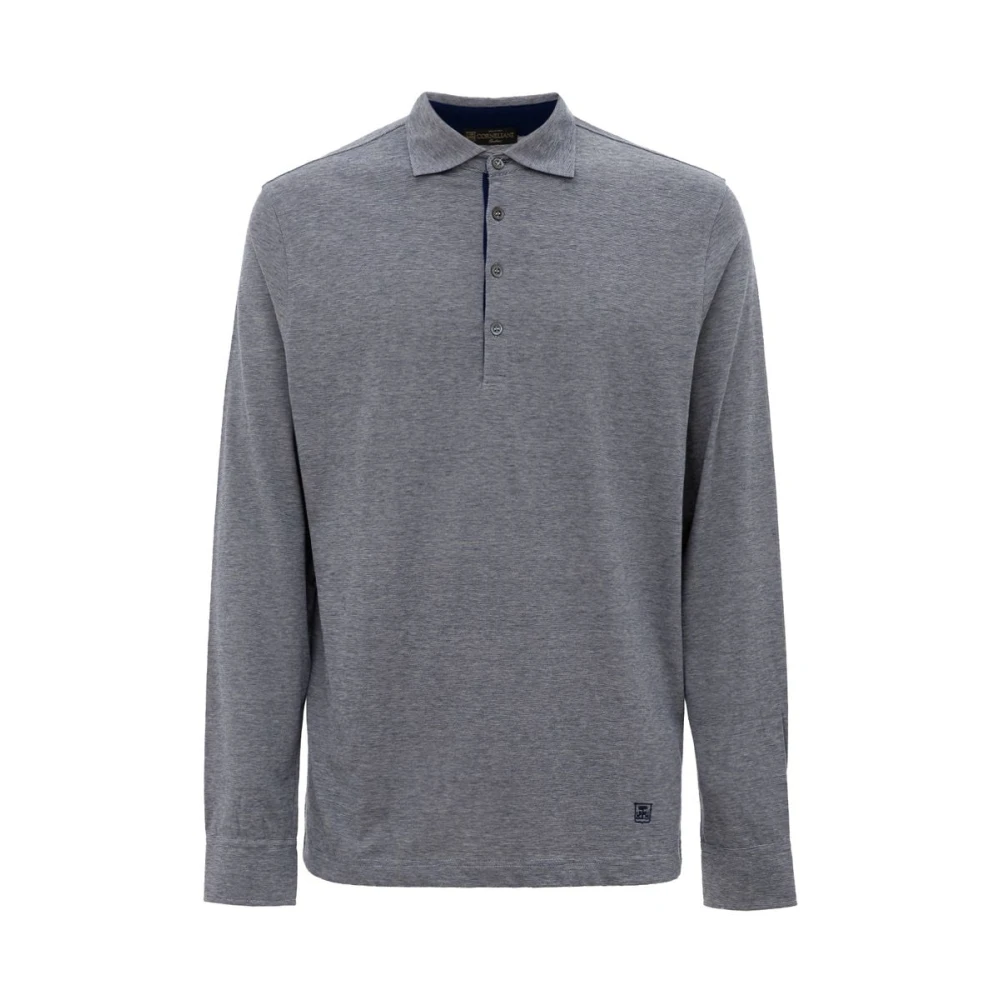 Corneliani Grijs Katoenen Poloshirt Gray Heren
