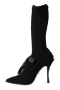 talons-aiguilles-noirs-bottes-mi-mollet
