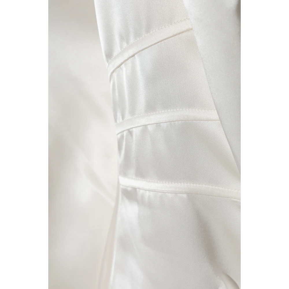 Jil Sander Glinsterende Top White Dames