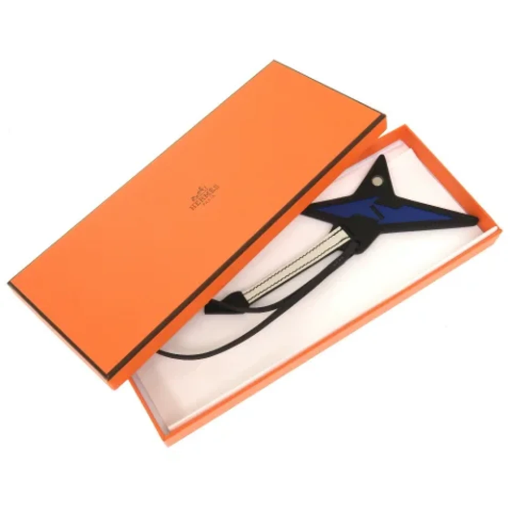 Hermès Vintage Pre-owned Leather key-holders Black Dames