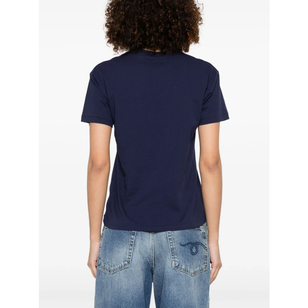 Polo Ralph Lauren Blauw T-shirt met Polo-stijl Blue Dames