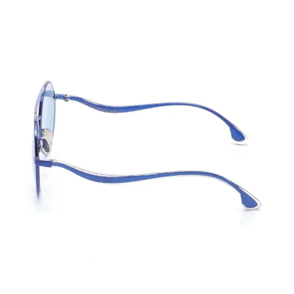 Jimmy Choo Pre-owned Metal sunglasses Blue Dames