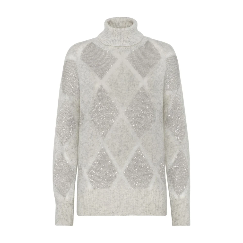 BRUNELLO CUCINELLI Luxe Sweaters Collectie Gray Dames