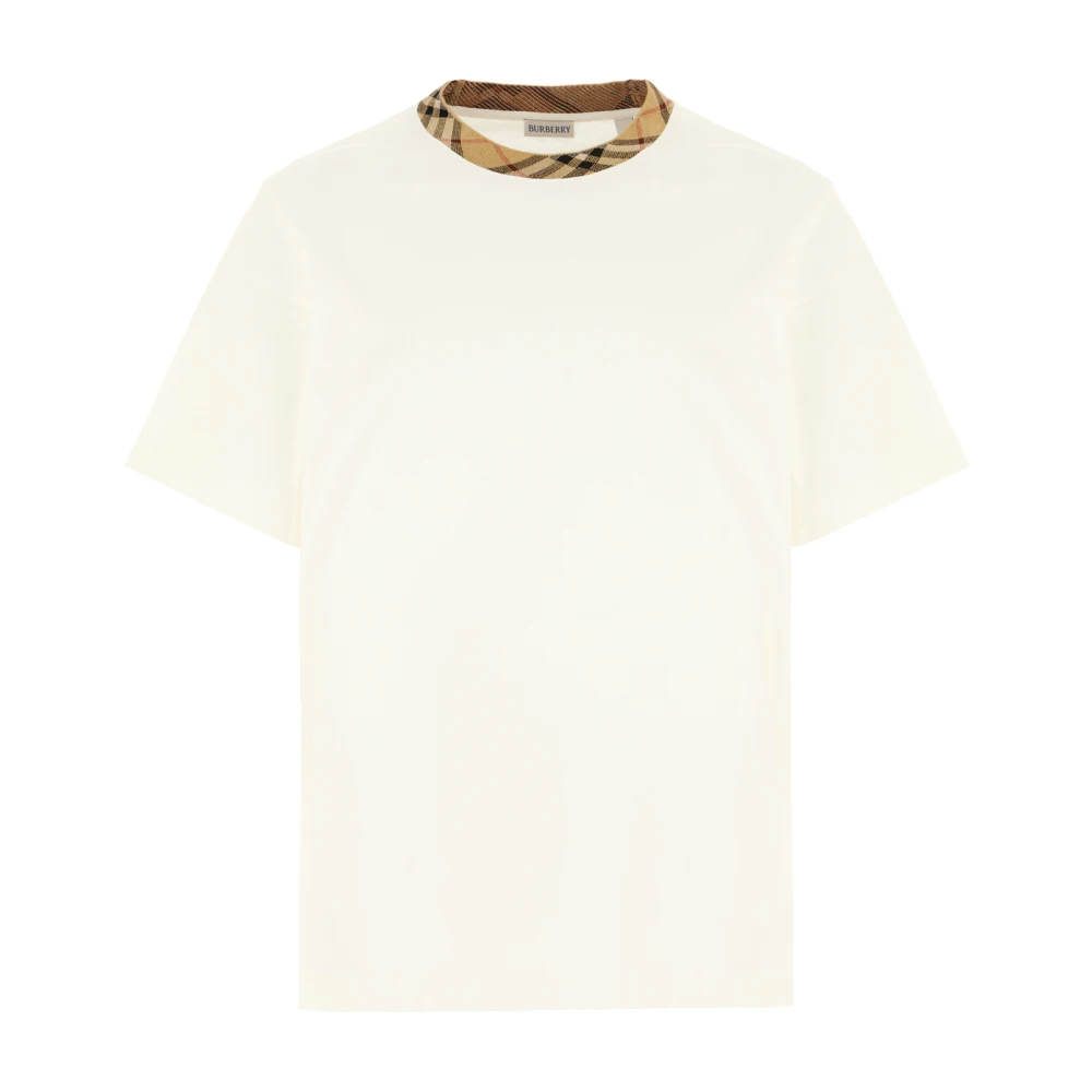 Burberry Uomo Bianco Top, S, New,