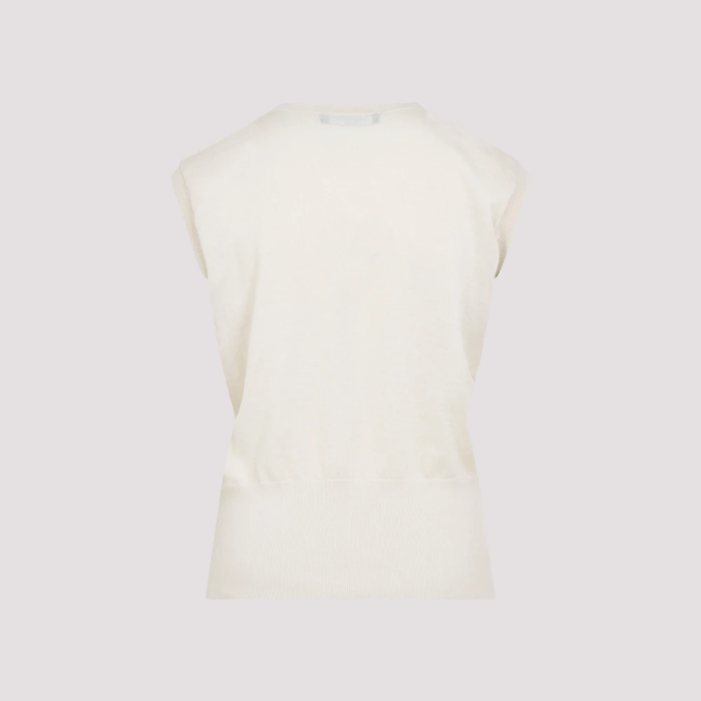 Fabiana Filippi Vanilla Vest White Dames