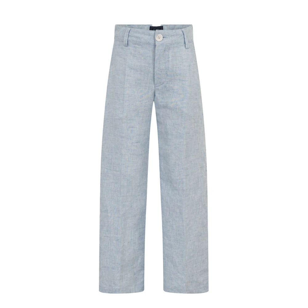 Fay Boys Blue Trousers, 10 Y, Trousers