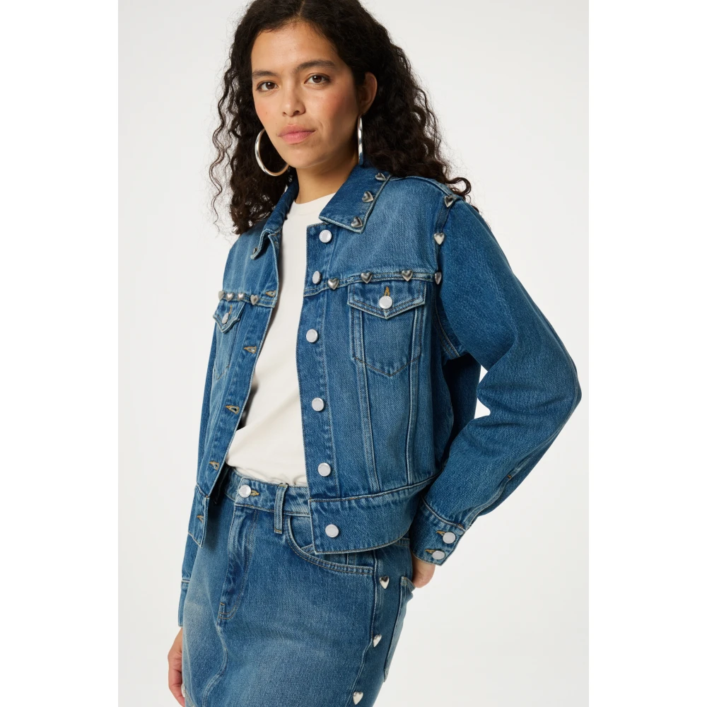 Fabienne Chapot Lexie Denim Jacket Blue Dames