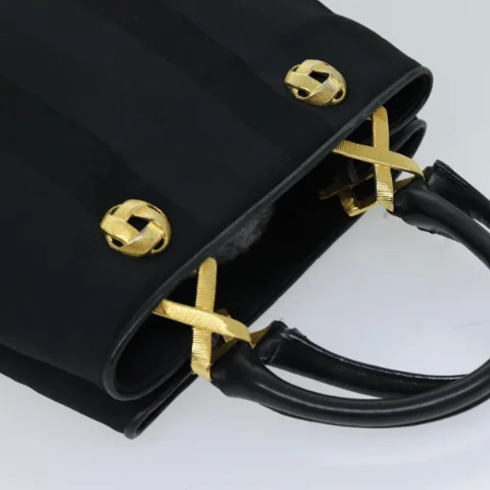 Salvatore Ferragamo Pre-owned Canvas handbags Black Dames