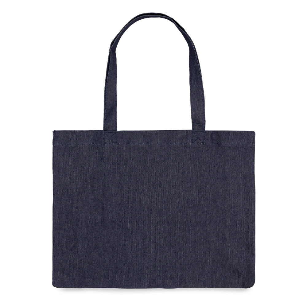 A.p.c. Daniela Logo Tote Tas Blue Dames