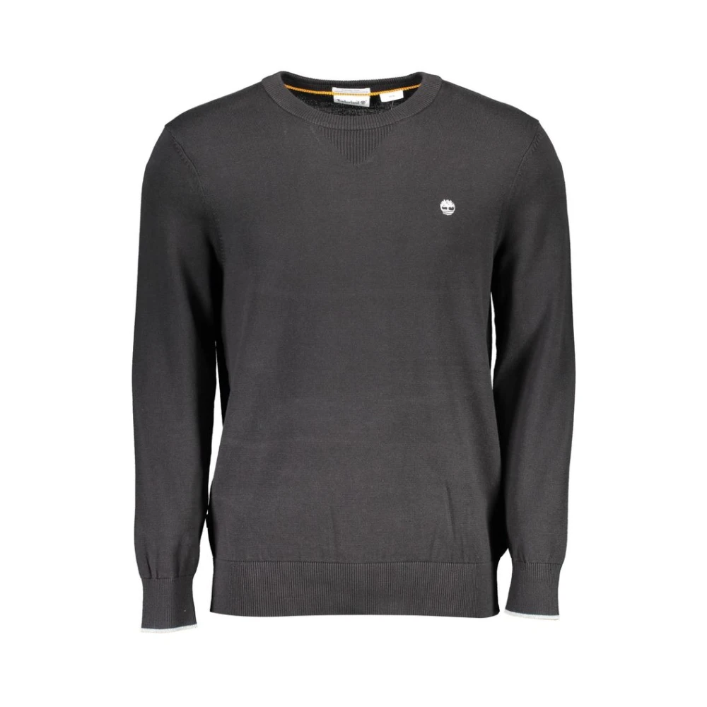 Timberland katoenen trui met ronde hals Black Heren