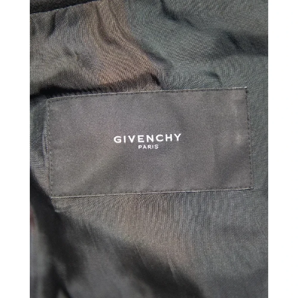 Givenchy Pre-owned Wool outerwear Black Heren