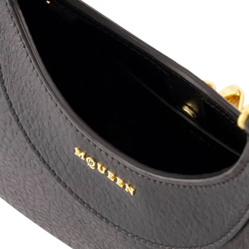 alexander mcqueen Leather handbags Black Dames